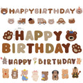 Custom Party Supplies Happy Birthday Banner Hanging Paper Party Supplies Banner Letter