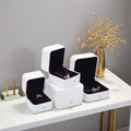 Customized Luxury Jewelry Box Set with Leather for Wedding Ring Bangle Watch Pendant Bracelet Multi-Purpose Storage Packaging