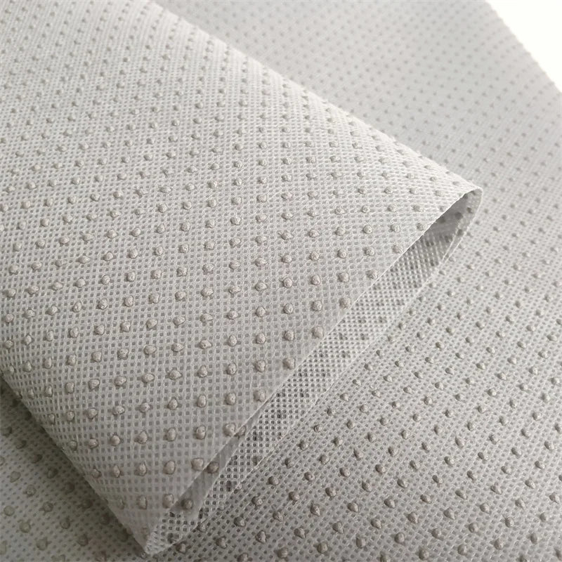 Wholesale Price Slipper Material Non-slip Fabric Anti-skid Non Woven Fabric Slipper Raw Materials