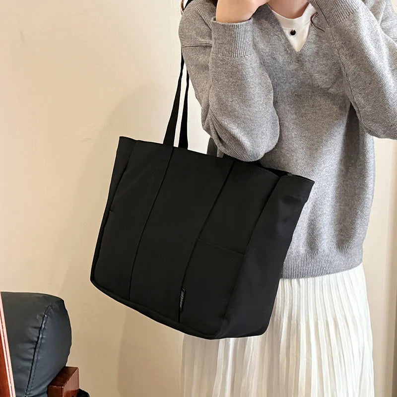 Custom Thick Cotton Fabric Big Capacity Custom Cotton Canvas Tote Bag for Reusable Shopping Bags