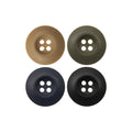 Autumn Winter Double-sided Four-eyes Resin Button for Trousers Suit Coat Sweater Cardigan Down Jacket Sewing on Garment Buttons