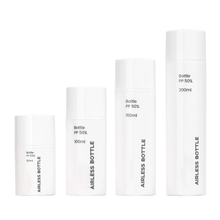 50ml 100ml 150ml 200ml Custom Plastic PCR Vacuum Extrusion Bottle Package Lotion Bottle