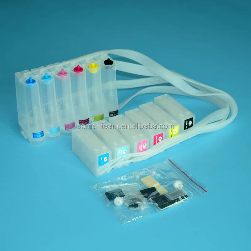 PP100 PP50 CISS Continuous Ink Supply System for Epson PP-100 PP-50 PJIC1- PJIC6 Ink Discproducer Disc Publisher CD DVD Printer