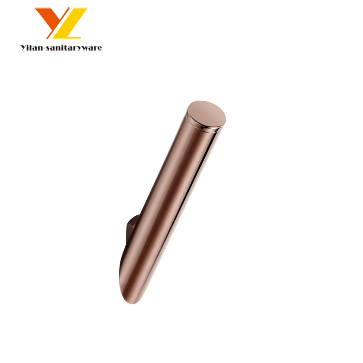 Modern Design Eco-Friendly Multifunction Gold Brass Metal Wall Mounted Single Hook Bathroom Towel Hook Coat Hanger