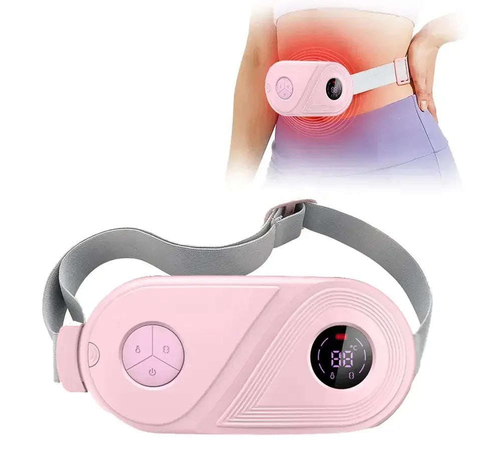 Period Pain Relief Abdomen and Waist Heat Massage Device Menstrual Heating Portable Pad Massager Smart Warm Palace Belt