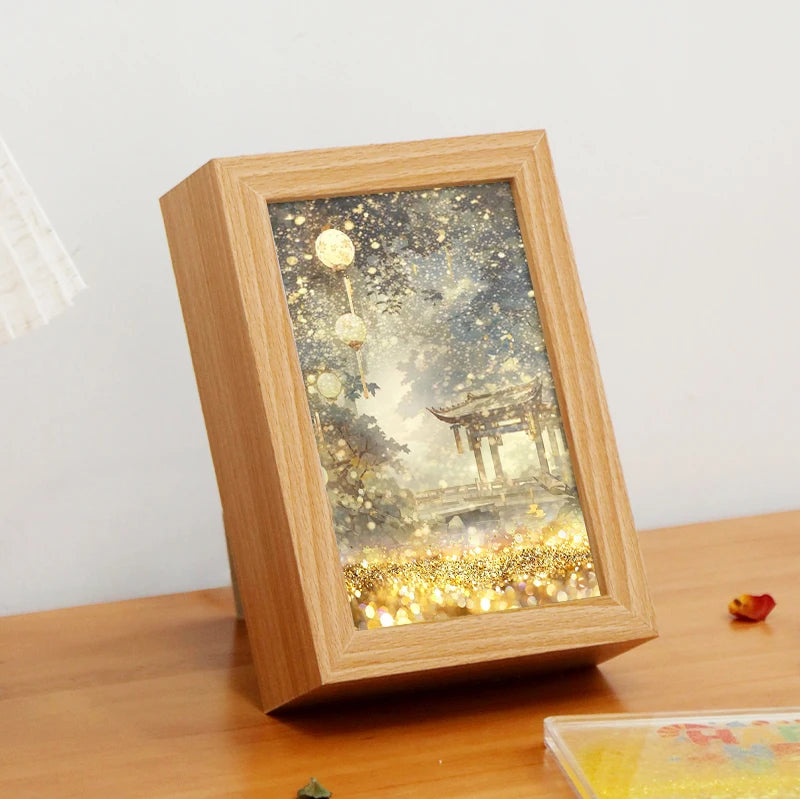 10*15cm Flow Hemp Decorative Wall Art Art Deco Style Still Life Movable Design Gift for Valentine's Day & Mother's Day
