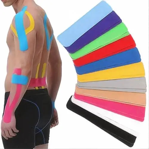 5cm Width 5m Length Custom Printed Pattern Cotton K-Tape Waterproof Sports Kinesiology Tape for Athletes Hypoallergenic Logo