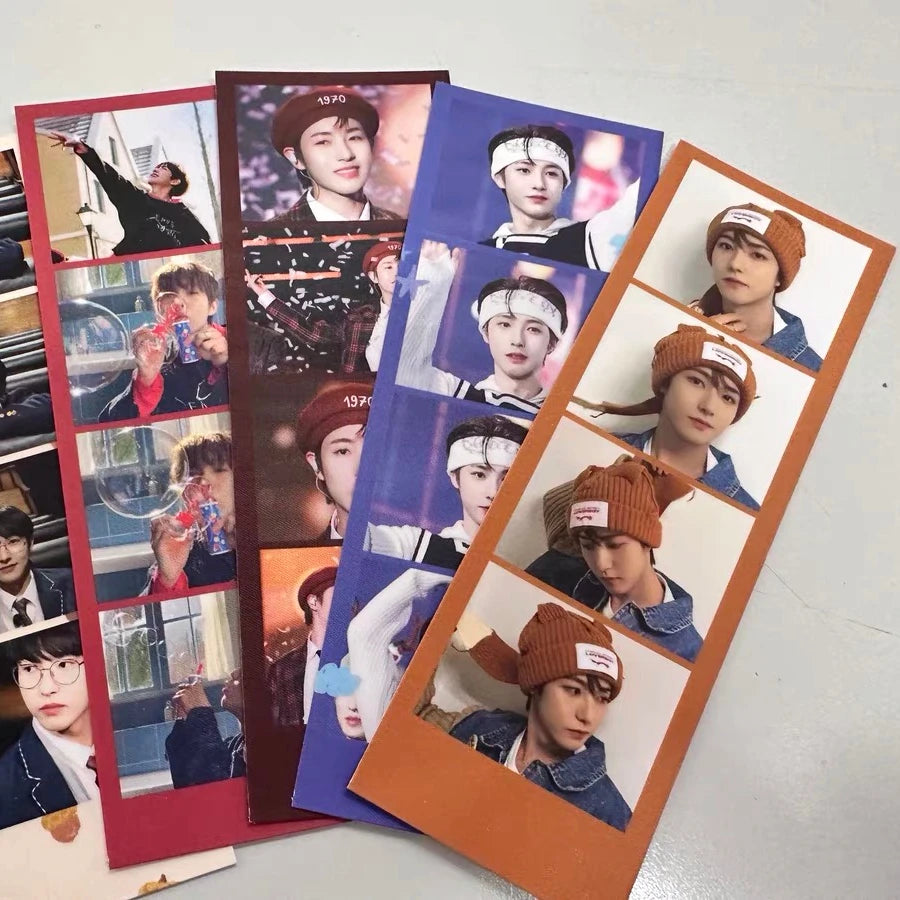 Custom Print Kpop Slogan Glossy Laminated Digital Printing Bookmark with Custom Shape and Paper Banner