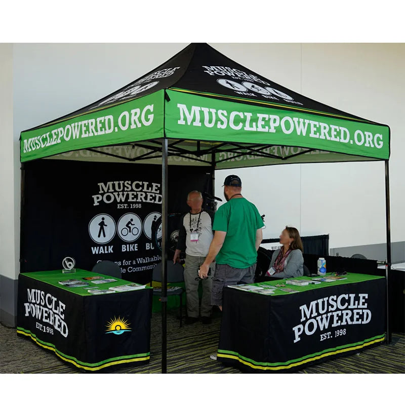 10x10ft Custom Logo Printed Aluminum Frame Pop up Shower 3x6 Canopy Roof Top Trade Show Sevent Canopy Tent Free Design