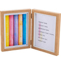 MIDAS Modern MDF Folding Photo Frame Home Decorations Customizable Logo Two Triple 6 Inch 7 Inch 8 Inch Wood Picture Frame