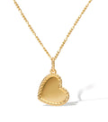 Milskye Beautiful Jewelry Set for Women 925 Silver 14k Gold Plated Heart Gold Vermeil Necklace