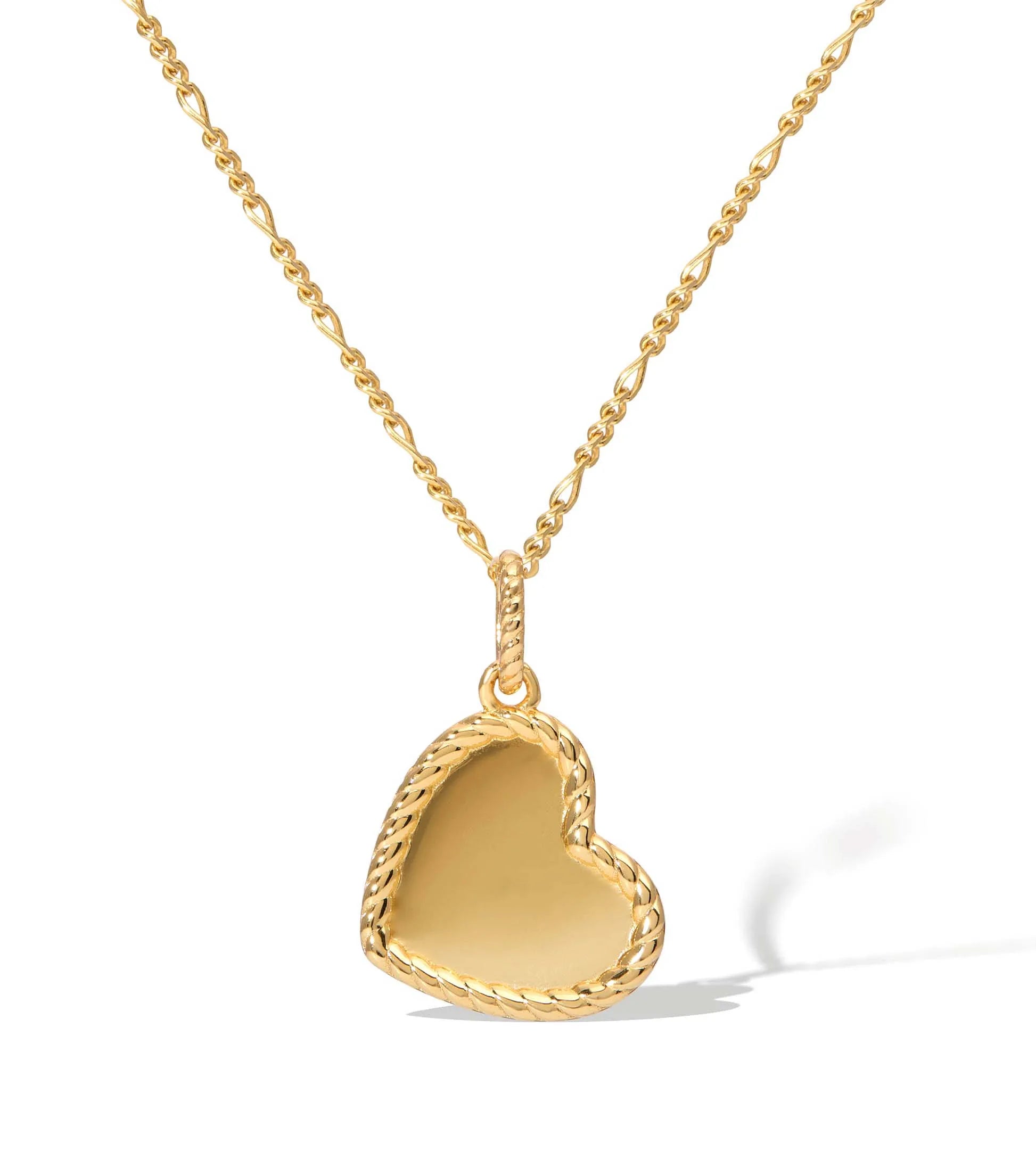 Milskye Beautiful Jewelry Set for Women 925 Silver 14k Gold Plated Heart Gold Vermeil Necklace