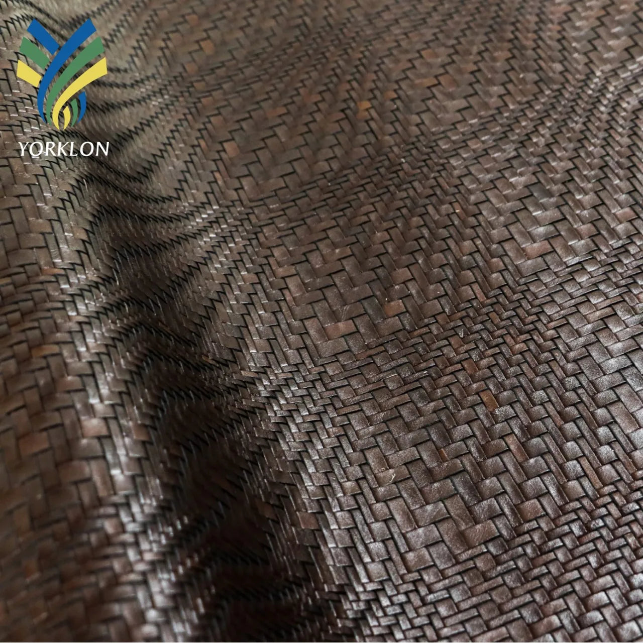 YT227 Luxury Brown 100% Genuine Leather Wallpaper for Home Decor for Sofa Chair Car Seat Bag-Waterproof