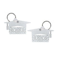 Graduation Promotional Gift Personalized Logo Double Sides White Senior 2026 Keyrings Sublimation Wood Senior 2026 Keychains