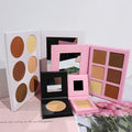 Hot Sale Pressed Powder Makeup Body Bronzer Private Label Cosmetics Vegan Contour Palette