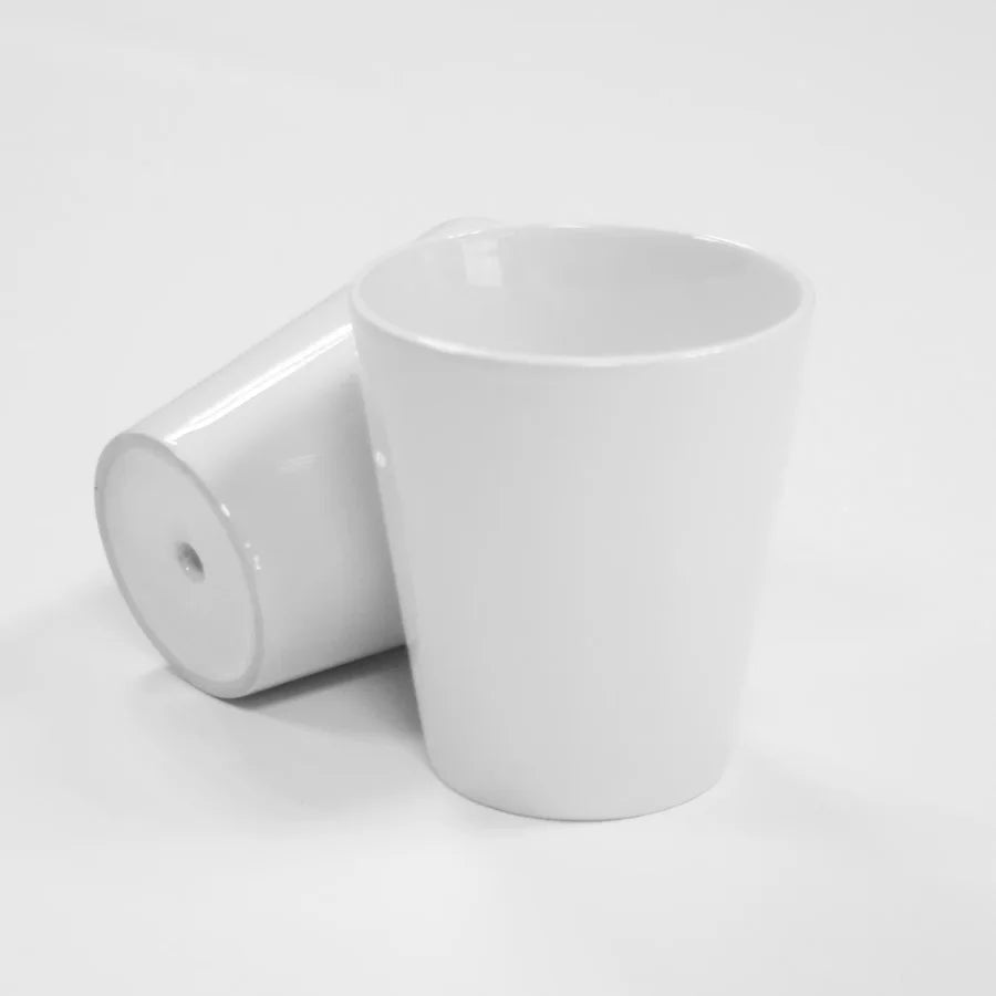 Topjlh Bulk Sublimation Blank Ceramic Flower Vase Custom Logo Printing Wholesale Promotional Gift Corporate Event Home Decor