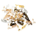 50pcs/lot 12x5mm High Quality 6 Colors Plated Ear Clip Hooks DIY Handmade Earrings Findings Jewelry Findings Parts Wholesale MegaBDM