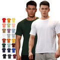 Custom 100% Cotton Tops Unisex Multiple Colors Gym T Shirts