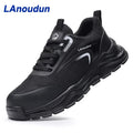 LAnoudun 18KV Insulated Anti Smash Anti Pierce Fiberglass Toe Microfiber Black Foot Protection Shoes European Standard Winter