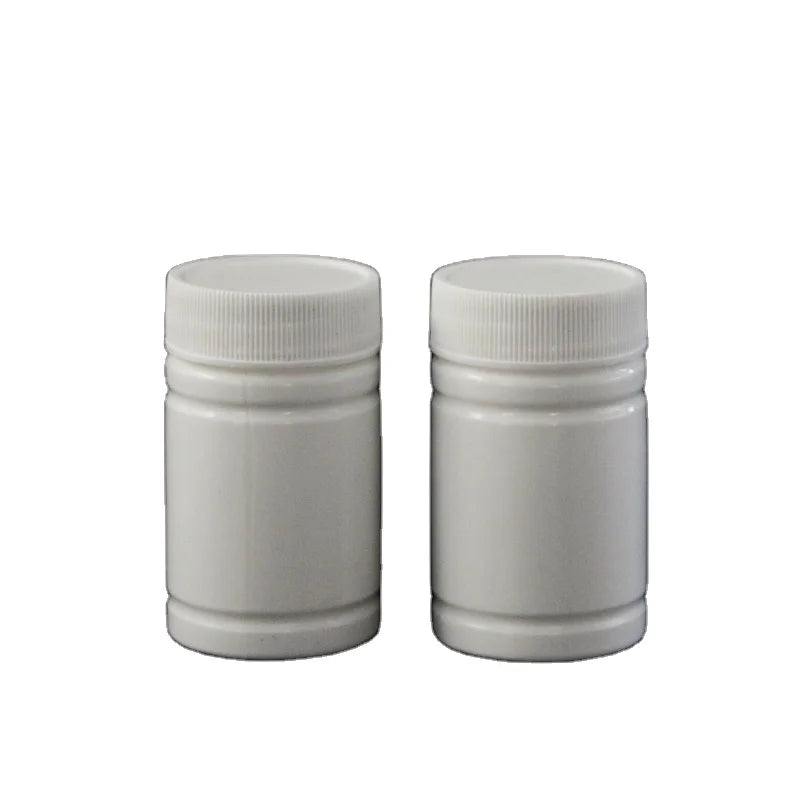 Provide High Quality 40ml Plastic Wide Mouth Solid Medicine Bottle PET White Capsule Health Care Product Empty Bottle Tear Lid