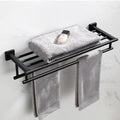 Modern Stainless Steel Bathroom Hardware Wall-Mounted Corner Towel Rack Shower Organizer Kitchen Storage Set Eco-Friendly 5-Year