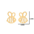 wholesale tiny skeleton fish charm stainless steel stud earrings jewelry earring women china manufacturer supplier