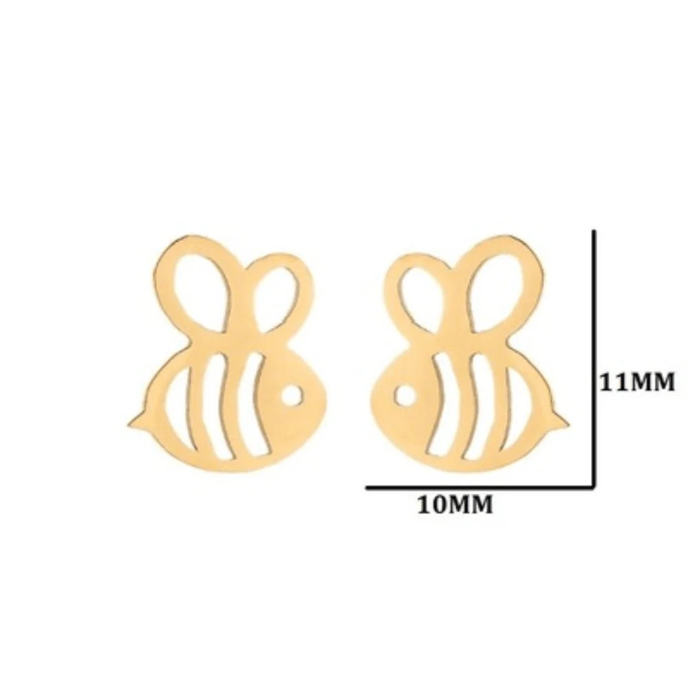 wholesale tiny skeleton fish charm stainless steel stud earrings jewelry earring women china manufacturer supplier