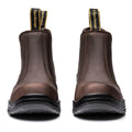 Hot Selling High Quality Leather Men Oil Water Resistant Anti Slip Safety Boots Steel Toe Work Shoes for Winter Autumn Summer