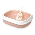 Plastic Cat Litter Box Pet Cat Litter Pan Tray