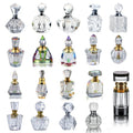 Fashion Luxury Clear Cosmetic Crystal 10ml Glass Perfume Bottles Home Wedding Decoration
