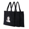 Plain Organic Reusable Cotton Canvas Tote Shopping Bag Custom Logo Printed Fashion Handled for Promotions