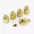 Meetee BF957 14mm Button Metal Tassel Hat Rope Charm Accessories With Screw Small Hanging Clock Buckle Rope Stopper