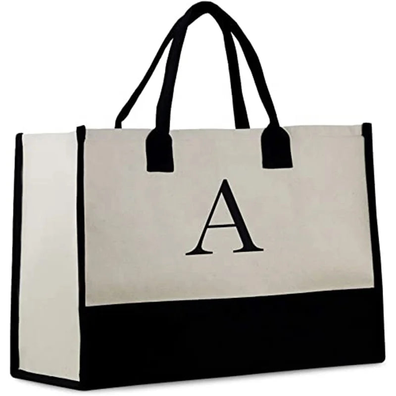 Hot Sale Eco Friendly Cotton Shopping Canvas Tote Bag with Custom Printed Logo Reusable Lady Handbag Tote Bag