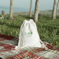 White Cotton Canvas Drawstring Clothes Packing Bags Canvas Sports Team Backpack Bags