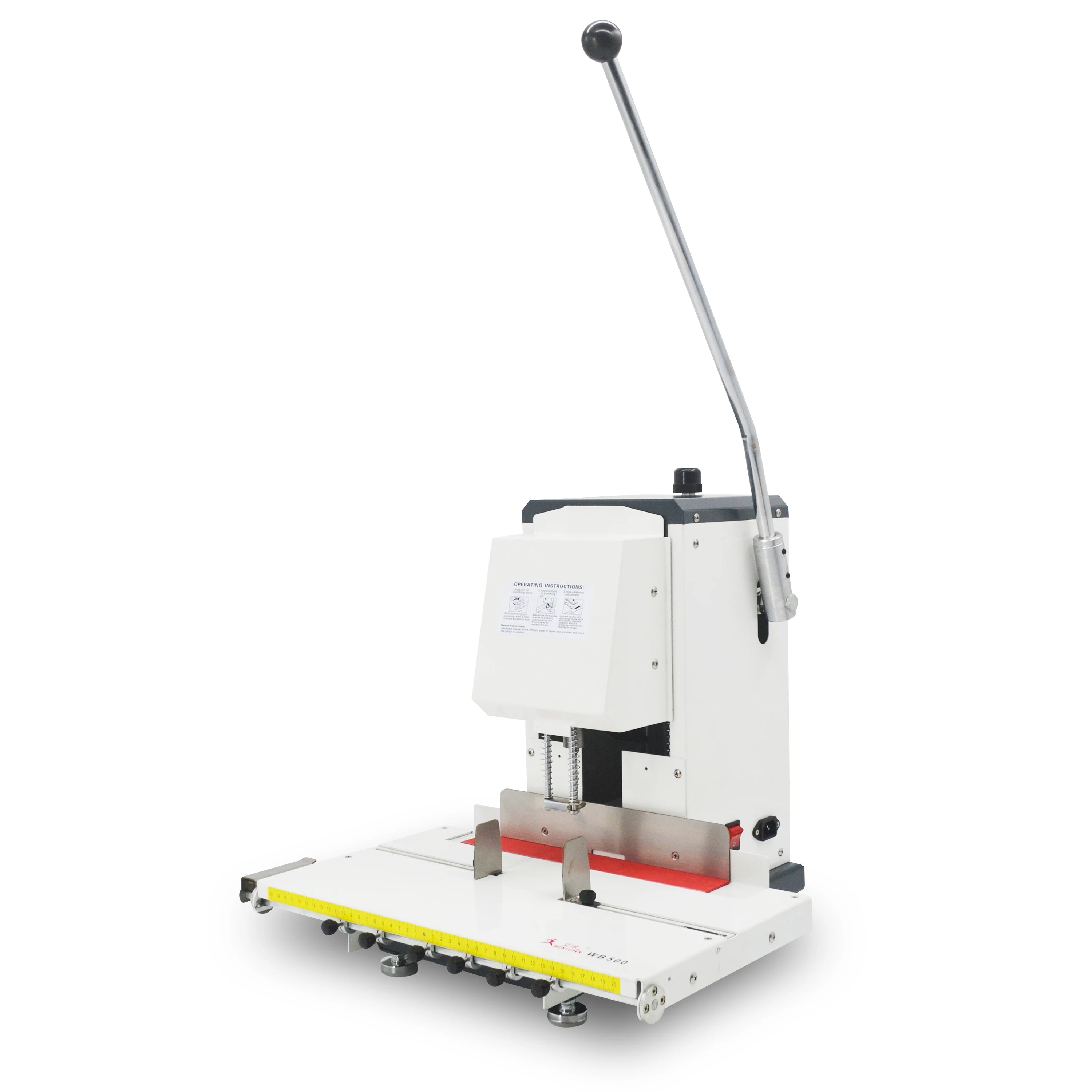 U-WB500 Electric Paper Drilling Machine Movable Plate Hole Puncher for Paper