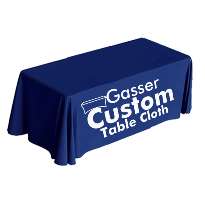 Wholesale Custom Spandex Polyester Romance Theme Folding Rectangle Shape Promotion Table Cloth Solid Color Party Supplies