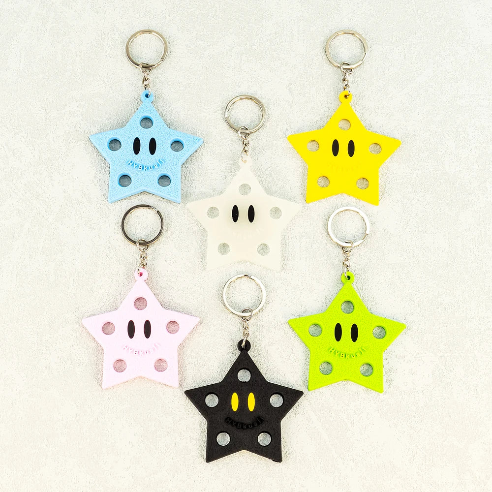 Fun & Creative Star Keychain with DIY Charms Perfect for Kids & Adults Trendy Fashion Accessories & Keychain Gifts