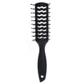 Barbershop Professional Men'S Vintage Oil Head Black Hairdressing Wide Tooth Hair Comb