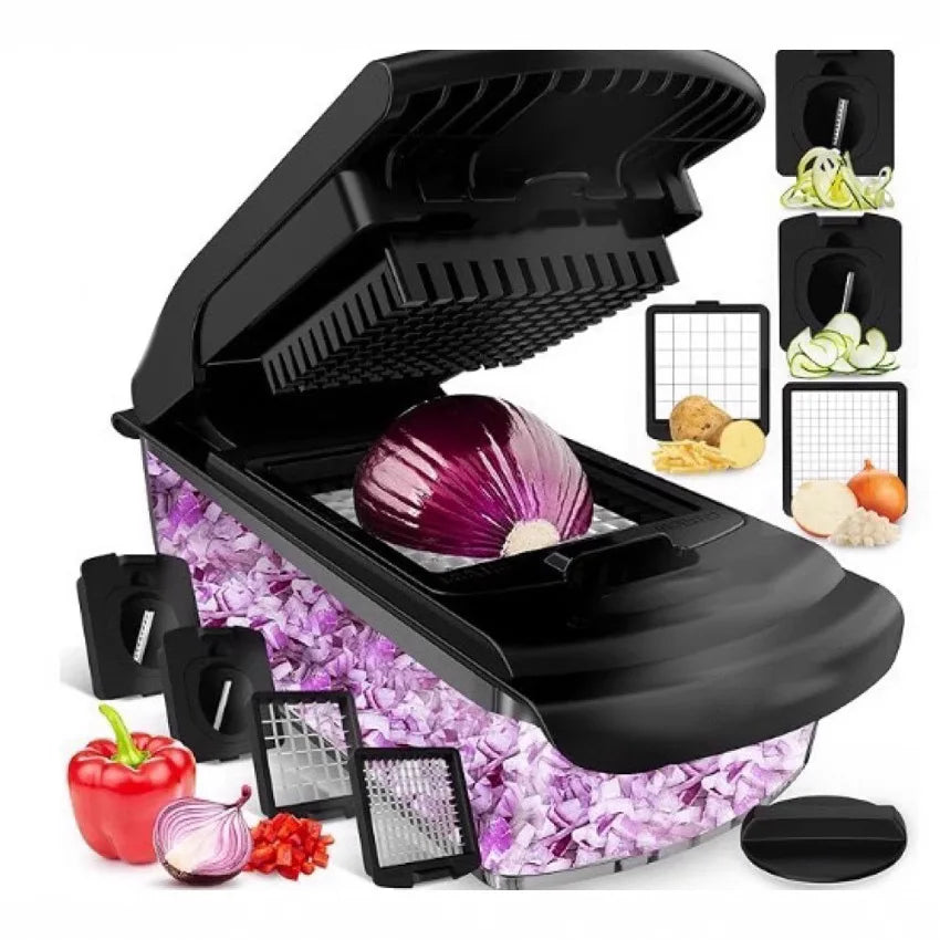 NEW Mould 18 in 1 Full Hand Multifunctional Veggie Onion Cutter Mandoline Fruits Slicer Potato Peeler Manual Vegetable Chopper MegaBDM