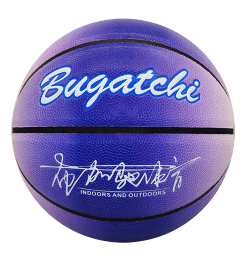 Composite Leather Purple Street Ball Colorful Style Outdoor and Indoor  Basketball