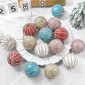 Christmas Ball Christmas Tree Decoration Hanging 8cm Colorful Ball Christmas Decoration Ball Ornaments