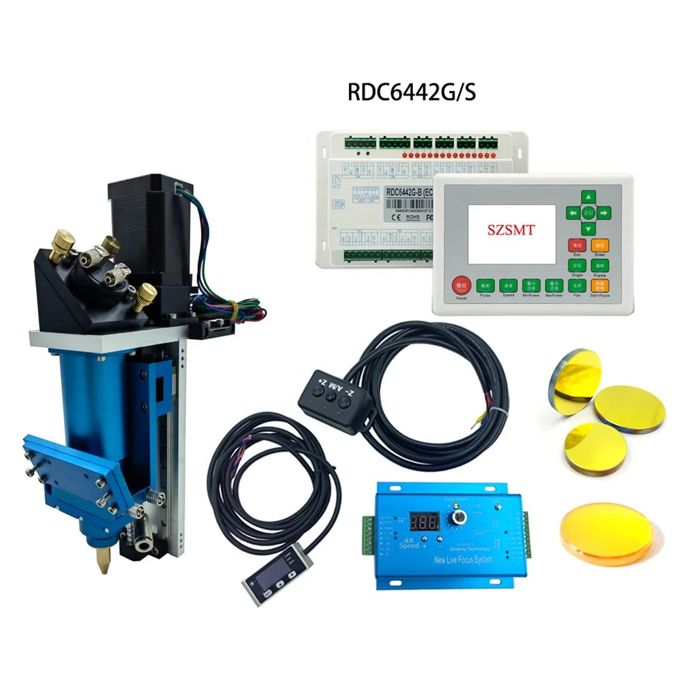 New Non-Metal Auto Focus Whole Set Laser Cutting System RDC6442G RDC6445G Control Card for 60W-300W CO2 Laser Cutting Machine