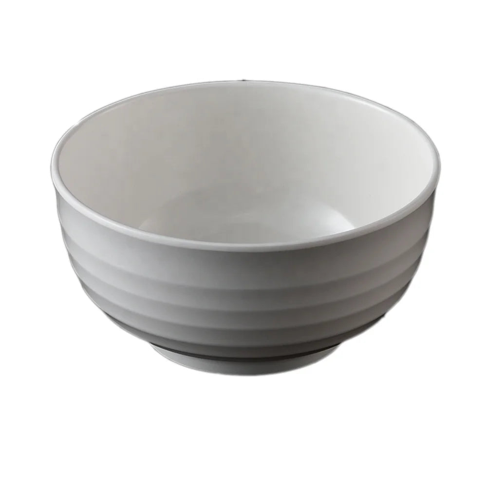 Wholesale Restaurant Dinnerware Unbreakable Reusable 800 ML 6 Inch Plastic Melamine Mixing Bowl