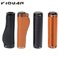 Hot Sale Soft Comfortable Vintage Pu Leather Bicycle Handlebar GripsLock-On Bike Handlebar Grips