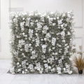 Wholesale Custom Baby Breath Orchid Wall Wedding Supplies Decoration Rose Backdrop Artificial Wedding Decorative Flower Wall
