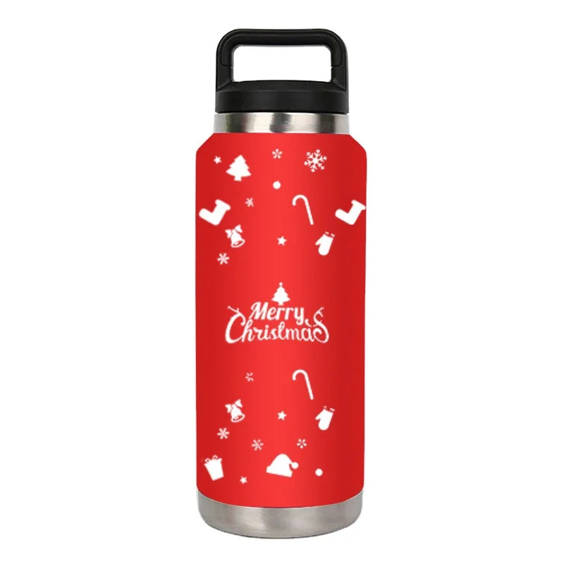 Christmas Gift Box Stainless Steel Tumbler Cup Thermo Insulated Vacuum Flask Thermos With Custom Logo