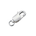 Silver Long Rectangular Parrot Trigger Clasps Square Lobster Clasp for Necklace Jewelry Findings 8mm 10mm 12mm 14mm
