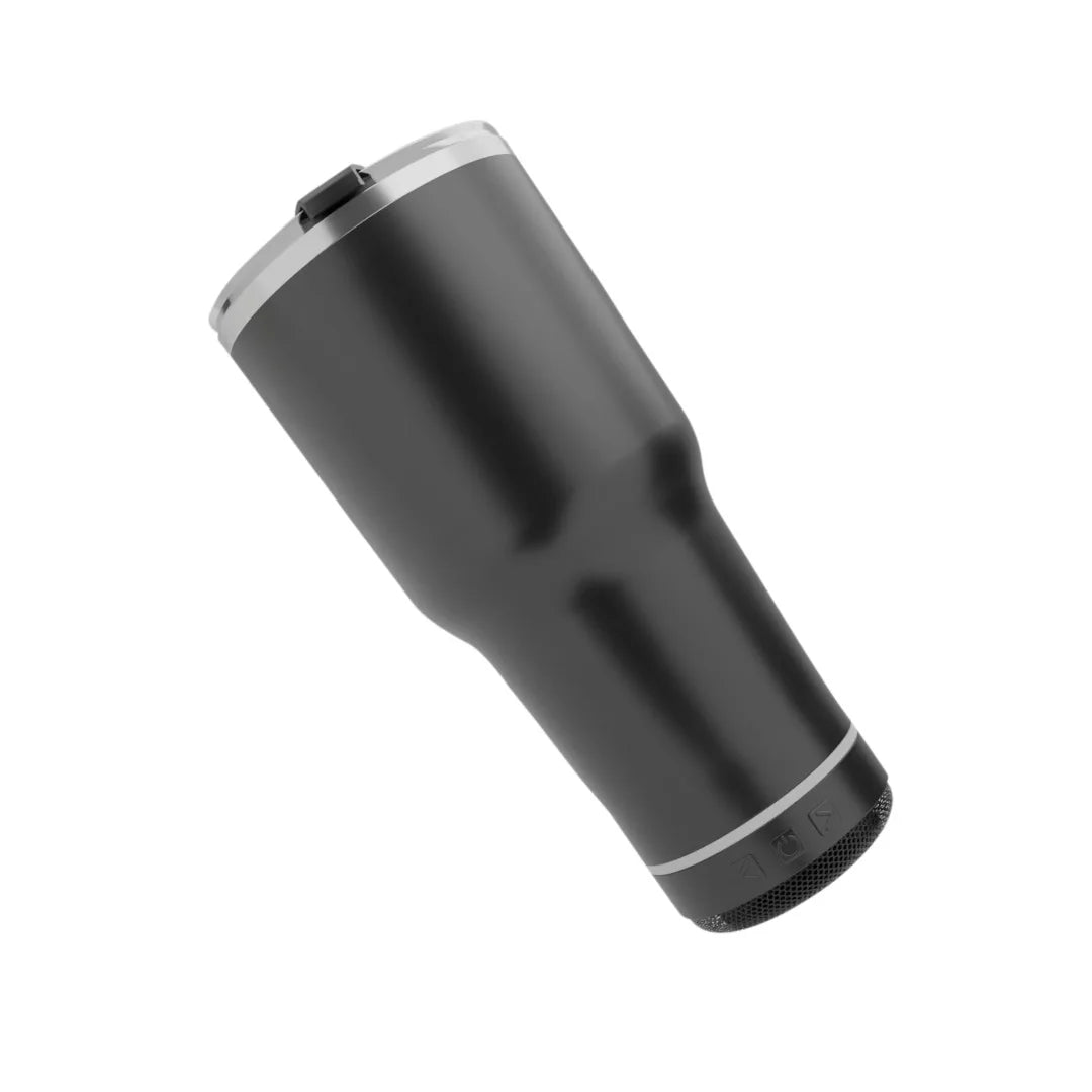 Car Botella De Agua Bluetooth Cup Stainless Steel Thermos Wireless Speaker Tumbler Smart Music Cup