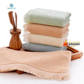 Wholesale Luxury 100% Cotton Bath Towel Set Custom Logo Solid Color Quick-Dry Hotel Serviette