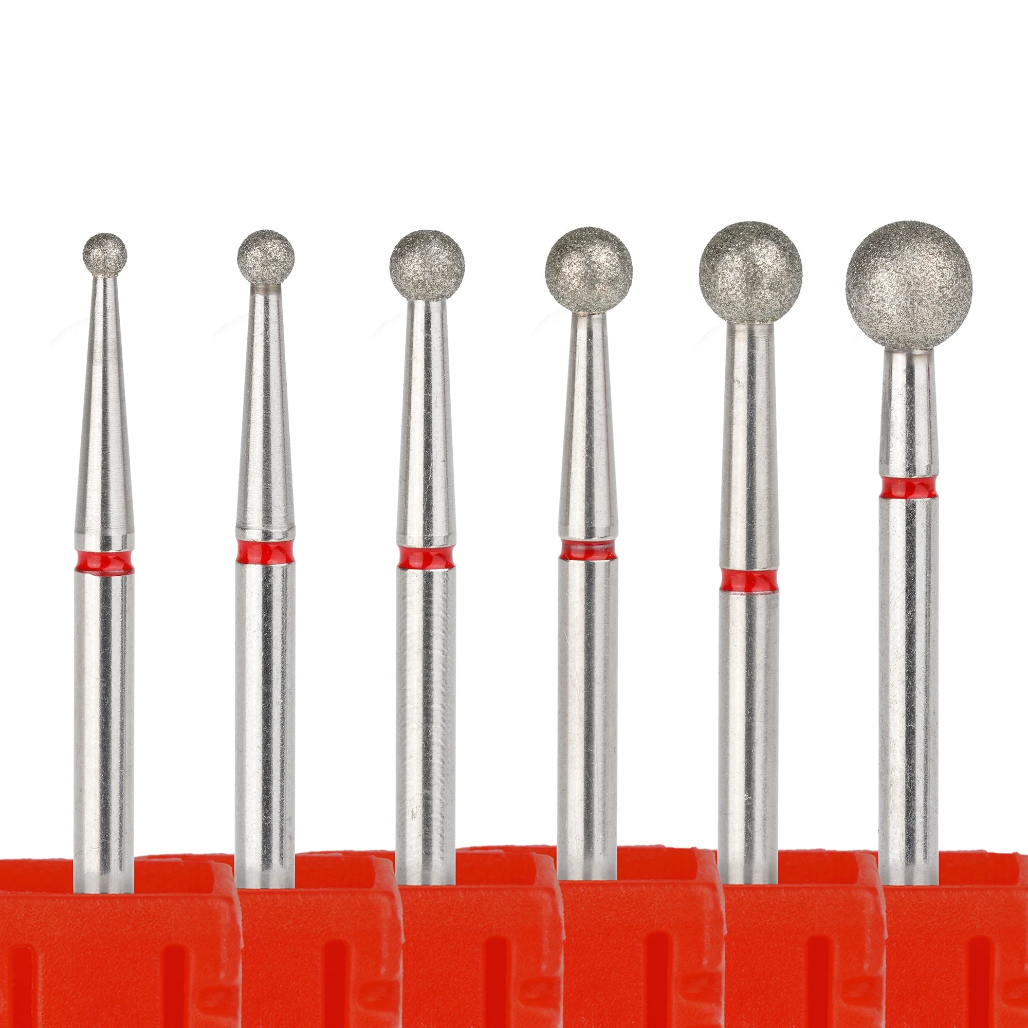 Professional High Quality Diamond Burrs Cuticle Clean Custom Logo Box Rotary Burr Nail Drill Bits Set for Russian Manicure